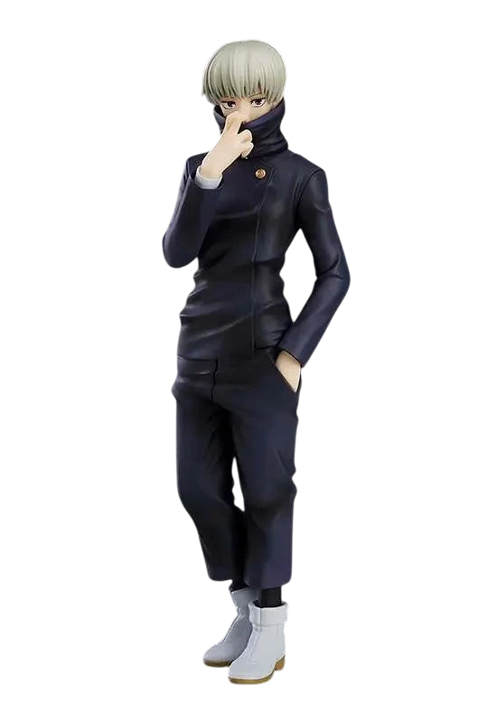 NIPPON DOKI STORE Toge Inumaki POP UP PARADE figurine from Jujutsu Kaisen wearing his dark blue uniform and collar.
