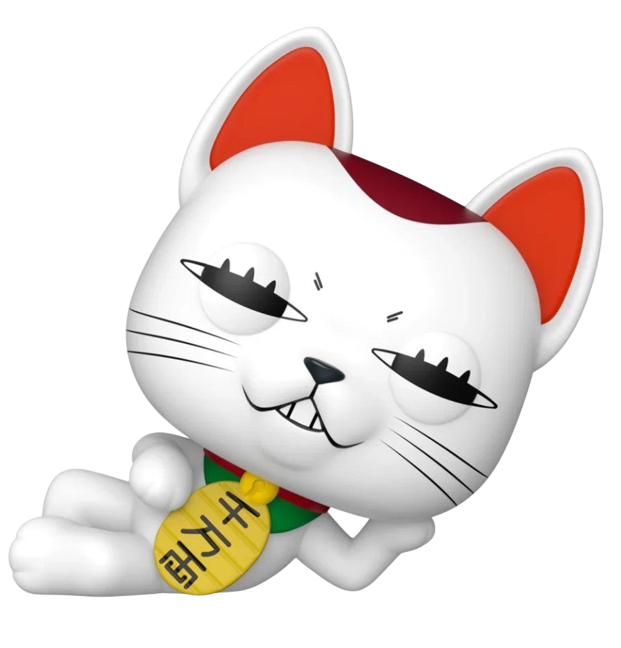 NIPPON DOKI STORE Funko POP! Animation Turbo Granny Cat figurine from Dan Da Dan with a gold coin collar