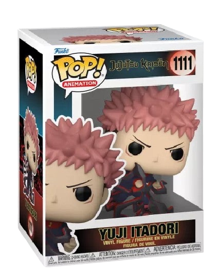 NIPPON DOKI STORE Funko POP! Yuji Itadori N°1111 vinyl figure from Jujutsu Kaisen in its original display box