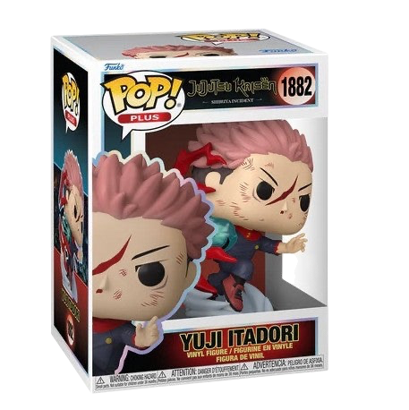 NIPPON DOKI STORE Funko POP Plus Yuji Itadori figure from Jujutsu Kaisen in display box