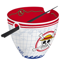 One Piece Bol à ramen avec baguettes - Monkey D. Luffy