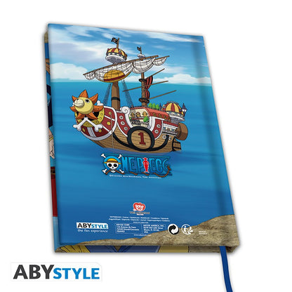 ONE PIECE - Cahier A5 "Equipage Luffy" X4 * - vue 2