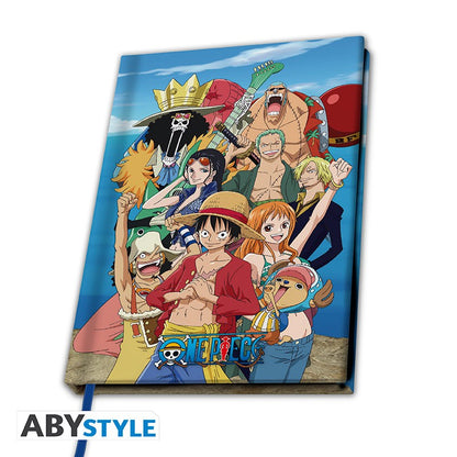 ONE PIECE - Cahier A5 "Equipage Luffy" X4 *
