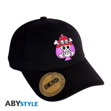 ONE PIECE - Casquette snapback- Noir & Gris - Skull x2