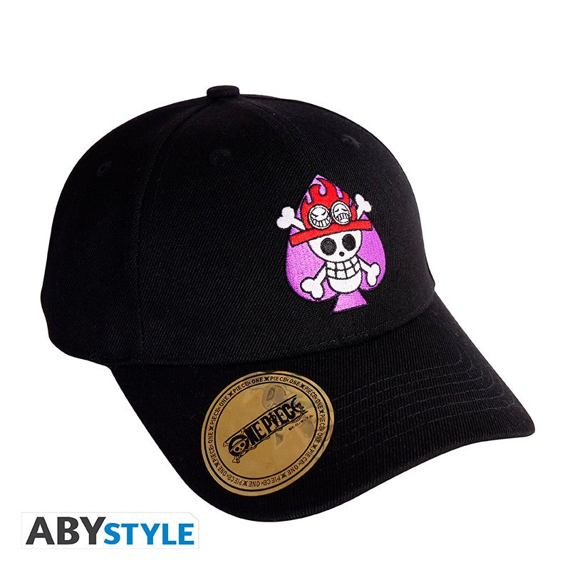 ONE PIECE - Casquette - Noir - Skull Ace x2