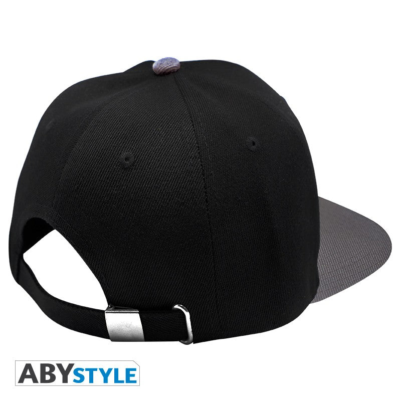 ONE PIECE - Casquette snapback- Noir & Gris - Skull x2 - vue 4