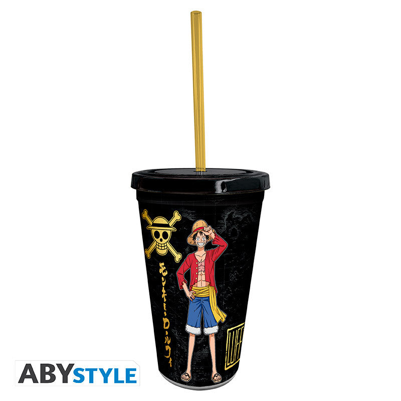 ONE PIECE - Gobelet avec paille - 470 ml - Wano - vue 2