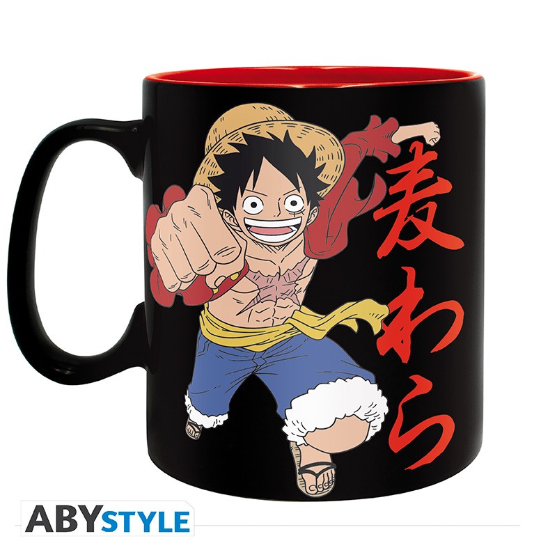ONE PIECE - Mug - 460 ml - Luffy & Skull - boîte carton x2