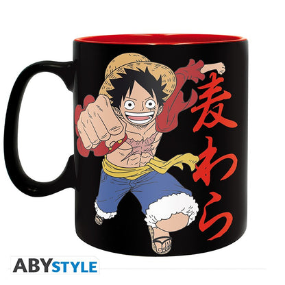 ONE PIECE - Mug - 460 ml - Luffy & Skull - boîte carton x2