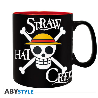 ONE PIECE - Mug - 460 ml - Luffy & Skull - boîte carton x2 - vue 2