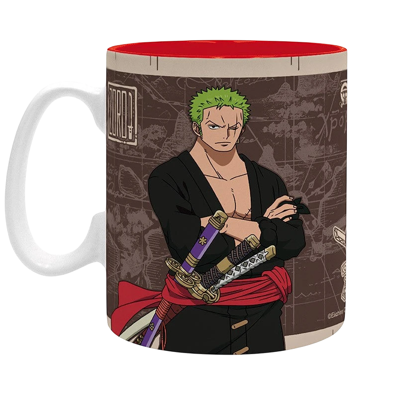 ONE PIECE - Mug - 460 ml - "Zoro Wanted" - subli - boîte x2 - vue 3