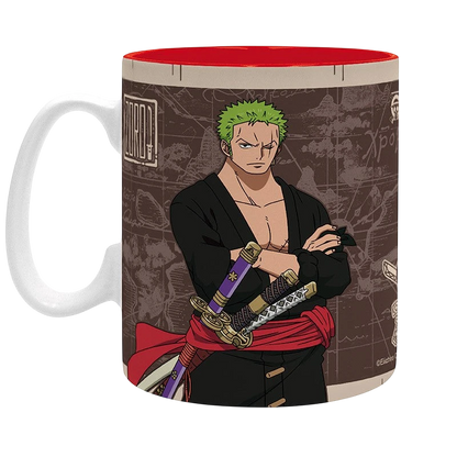 ONE PIECE - Mug - 460 ml - "Zoro Wanted" - subli - boîte x2 - vue 3