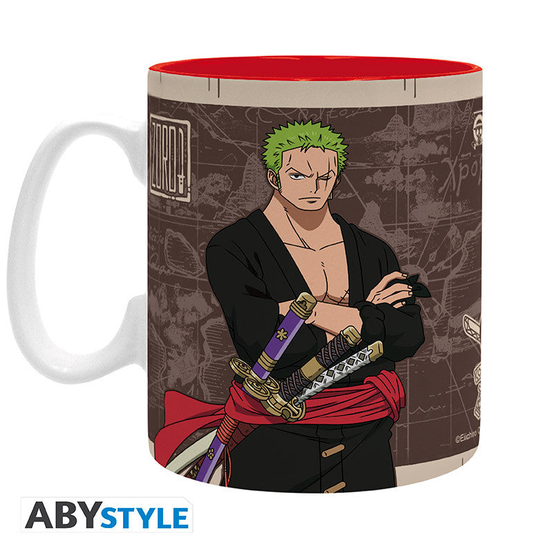 ONE PIECE - Mug - 460 ml - "Zoro Wanted" - subli - boîte x2 - vue 3