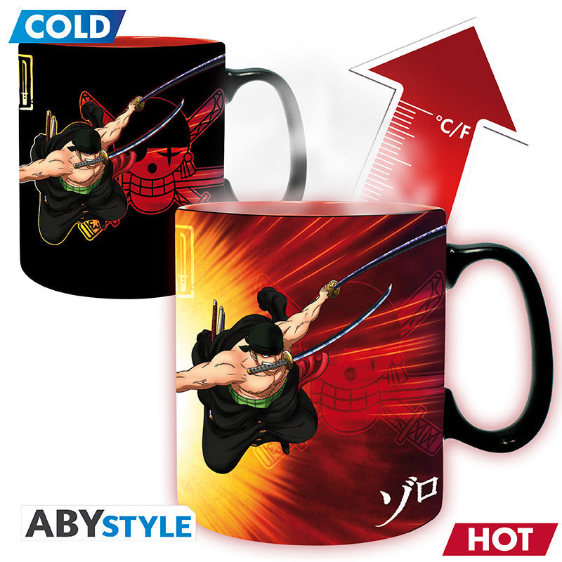 ONE PIECE - Mug Heat Change - 460 ml - Wanted - Boîte carton x2 - vue 2