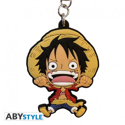 ONE PIECE - Porte-clés PVC - Luffy SD X4 - vue 3
