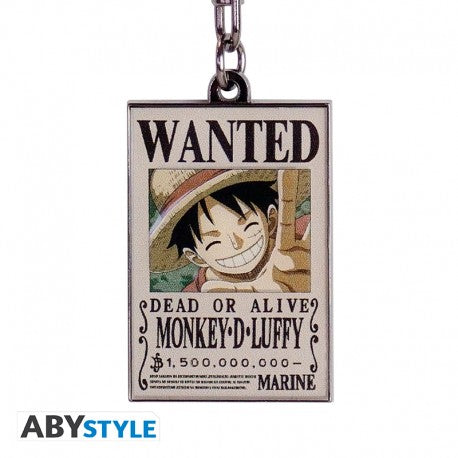 ONE PIECE - Porte-clés Wanted Luffy X4 - vue 3