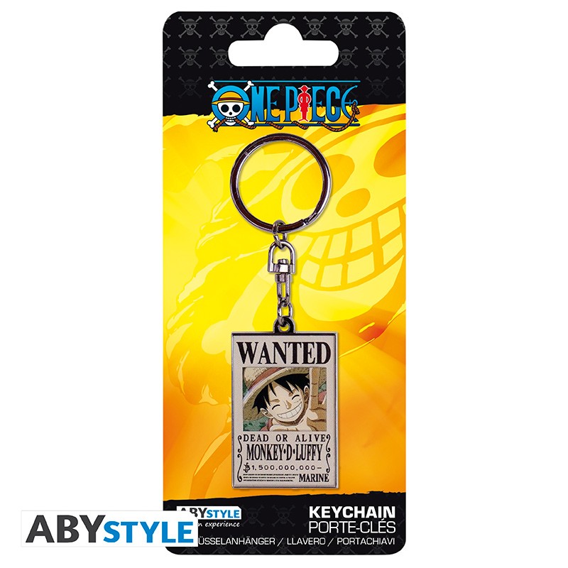 ONE PIECE - Porte-clés Wanted Luffy X4 - vue 4