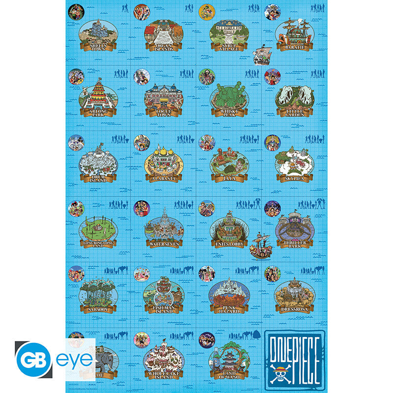 ONE PIECE - Poster Maxi 91,5x61 FSC MIX - Les Quatres Empereurs - vue 3