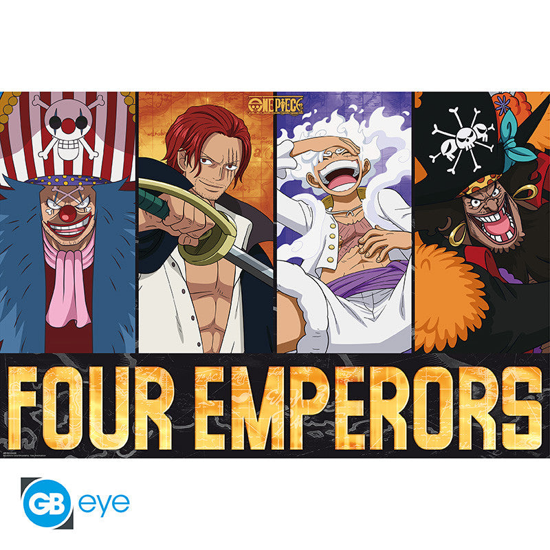 ONE PIECE - Poster Maxi 91,5x61 FSC MIX - Les Quatres Empereurs