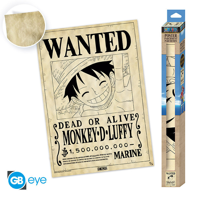 ONE PIECE - Poster Maxi 91,5x61 FSC MIX - Wanted Luffy New 2 - vue 2
