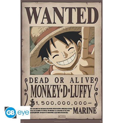 ONE PIECE - Poster Maxi 91,5x61 FSC MIX - Wanted Luffy New 2