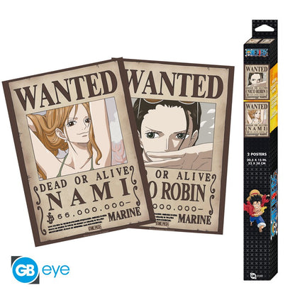 ONE PIECE - Set 2 Posters Chibi 52x38 - Nami & Robin x4*