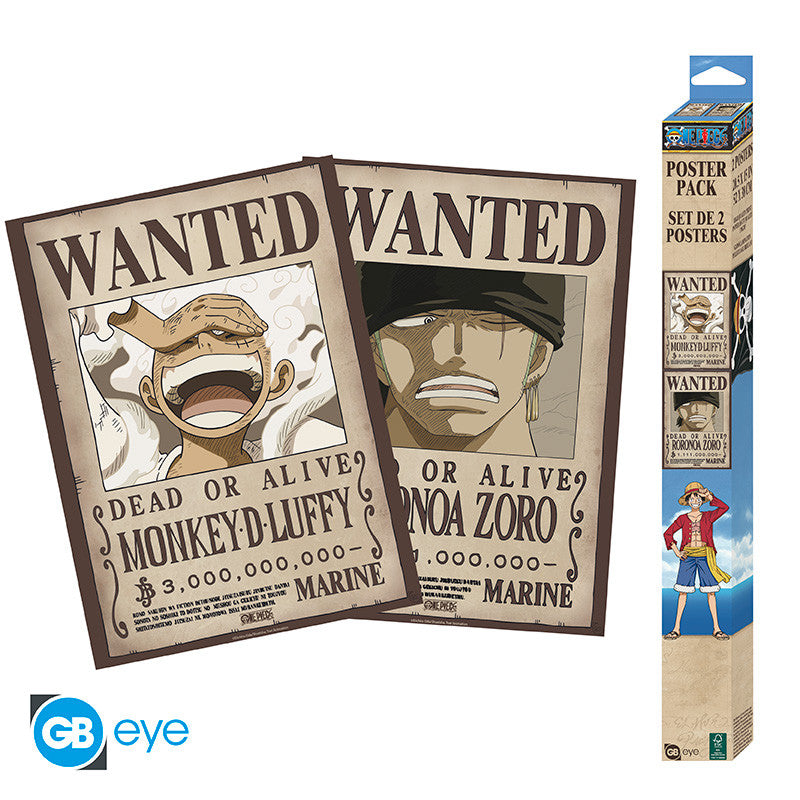 ONE PIECE - Poster Maxi 91,5x61 FSC MIX - Wanted Luffy New 2 - vue 3