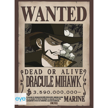 ONE PIECE - Set 2 Posters Chibi 52x38 - Wanted Mihawk & Crocodile x4* - vue 2