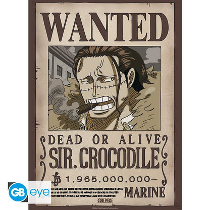 ONE PIECE - Set 2 Posters Chibi 52x38 - Wanted Mihawk & Crocodile x4* - vue 3
