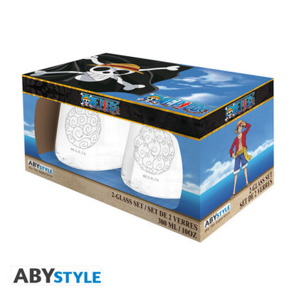 ONE PIECE - Set de 2 verres - Luffy & Ace EUROPE x2 - vue 4