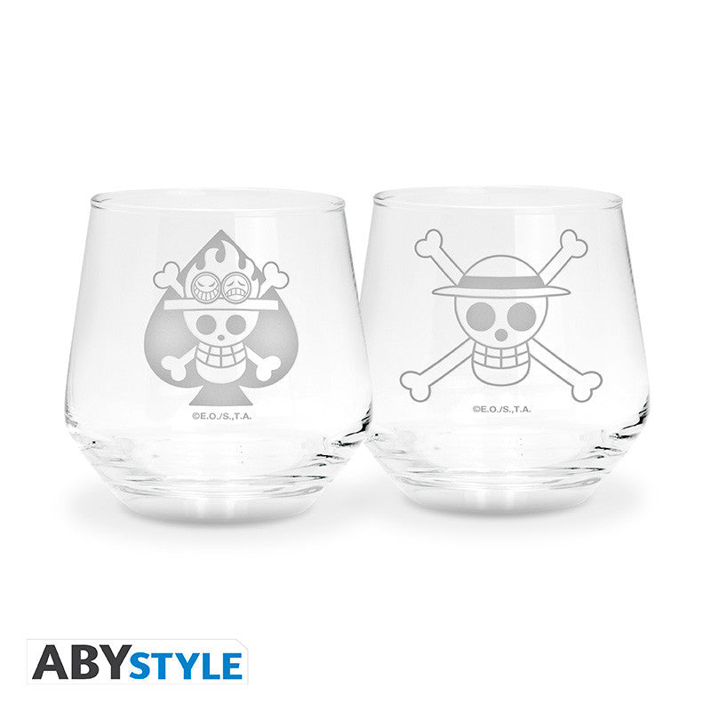 ONE PIECE - Set de 3 verres x2