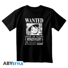 One Piece Tshirt Wanted Luffy - vue 2