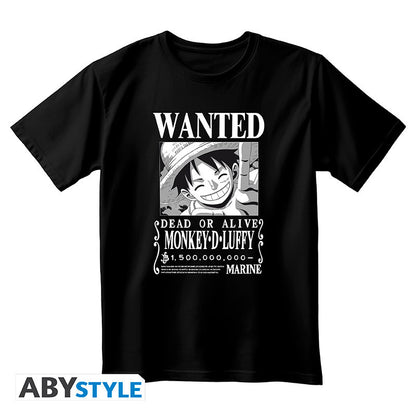 One Piece Tshirt Wanted Luffy - vue 2