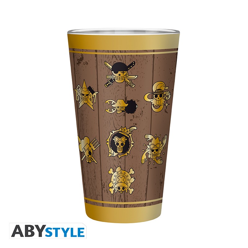 ONE PIECE - Verre XXL - 400 ml - Skulls - Mate - x2 - vue 3