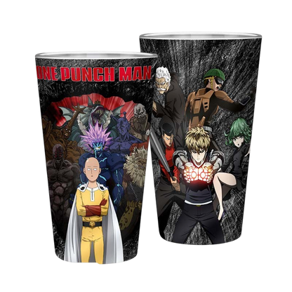 ONE PUNCH MAN - Verre XXL - 400 ml - Seul contre tous - x2 - vue 2