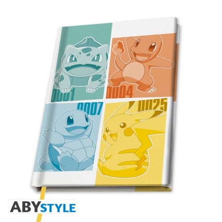 POKEMON - Cahier A5 "Starters" X4 - vue 3