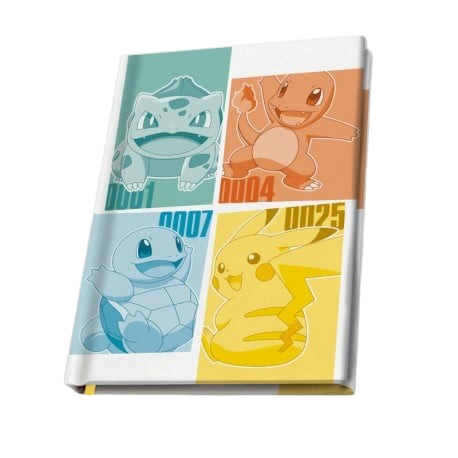 POKEMON - Cahier A5 "Starters" X4 - vue 3