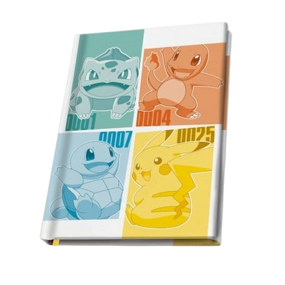 POKEMON - Cahier A5 "Starters" X4 - vue 3