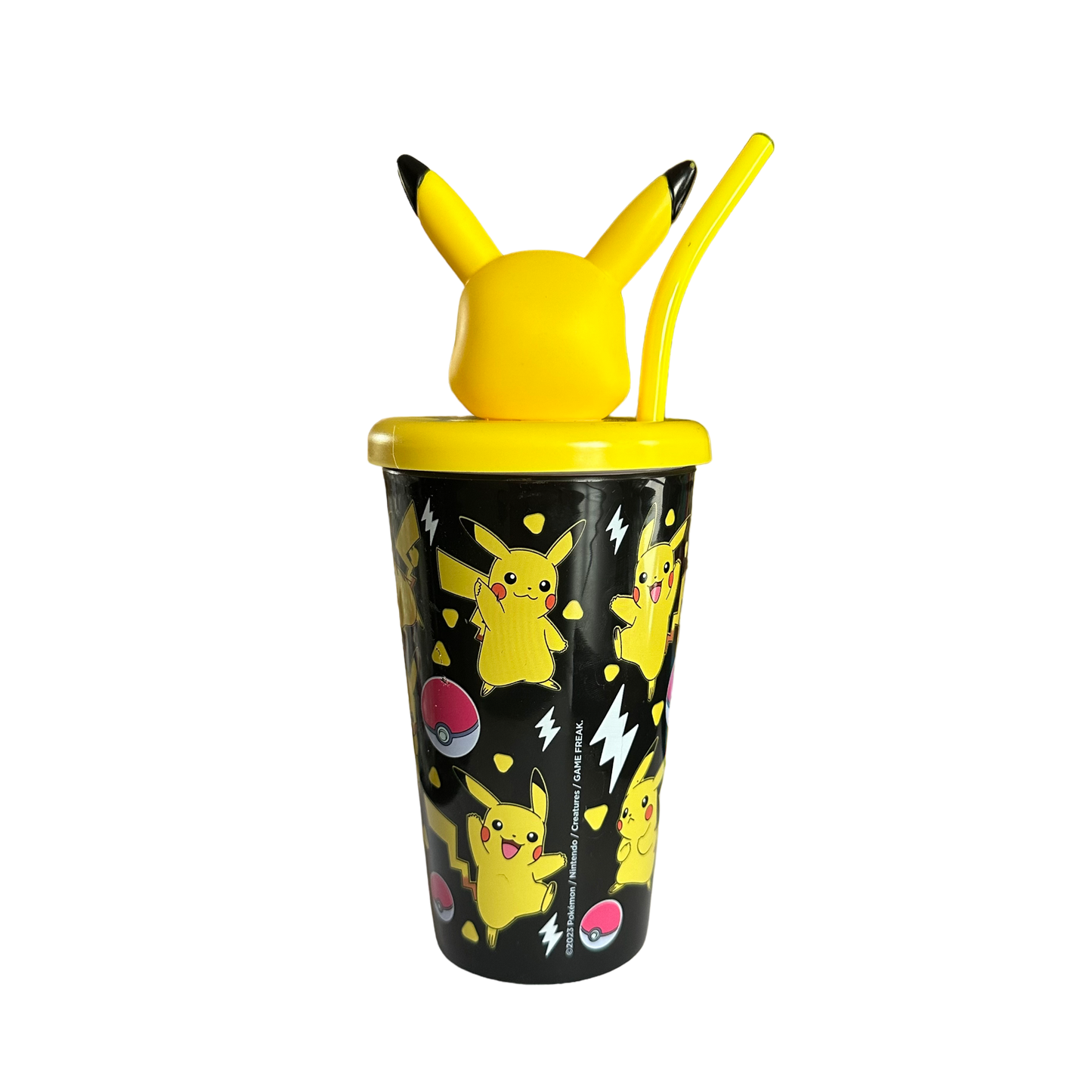 POKEMON - Gobelet avec paille - 470 ml - Pikachu Collage - vue 3