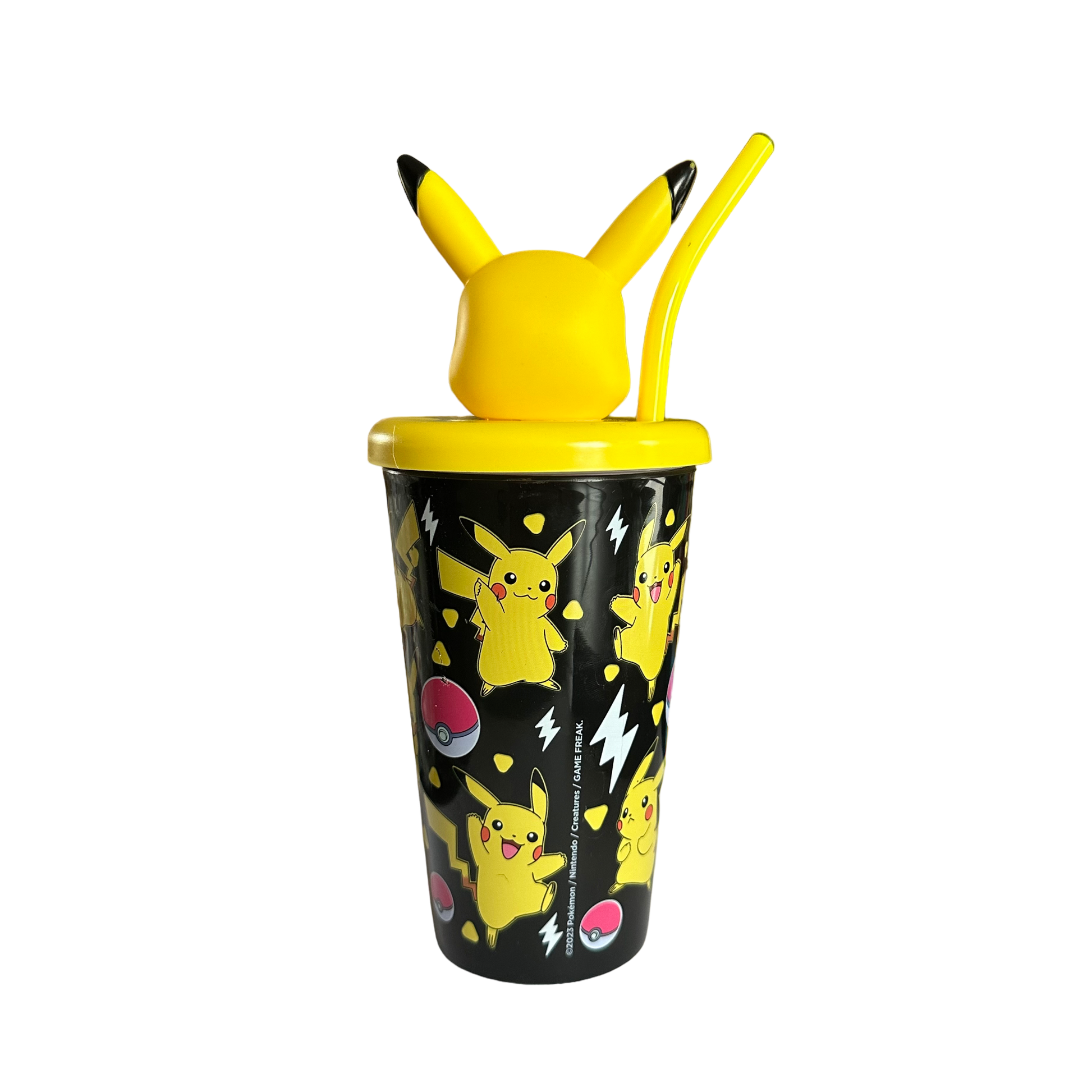 POKEMON - Gobelet avec paille - 470 ml - Pikachu Collage - vue 3