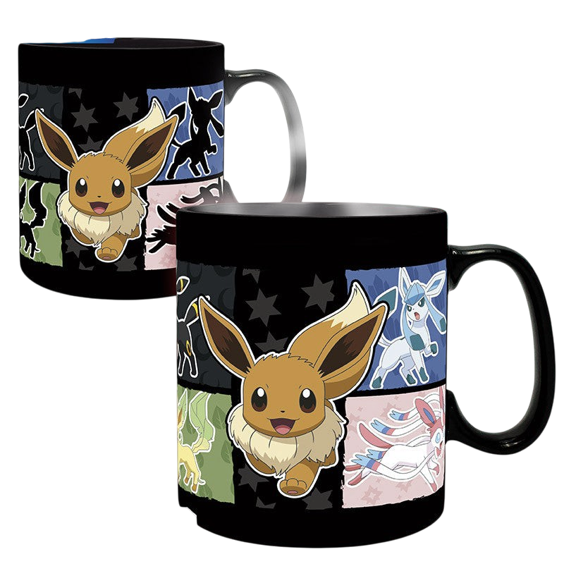POKEMON - Mug Heat Change - 460 ml - Évoli - boîte carton x2