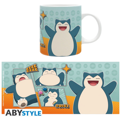 POKEMON - Mug - 320 ml - Ronflex Bande Dessinée - subli x2 - vue 3