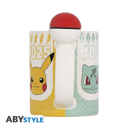 POKEMON - Mug 3D anse - Pokéball x2 DT - vue 3