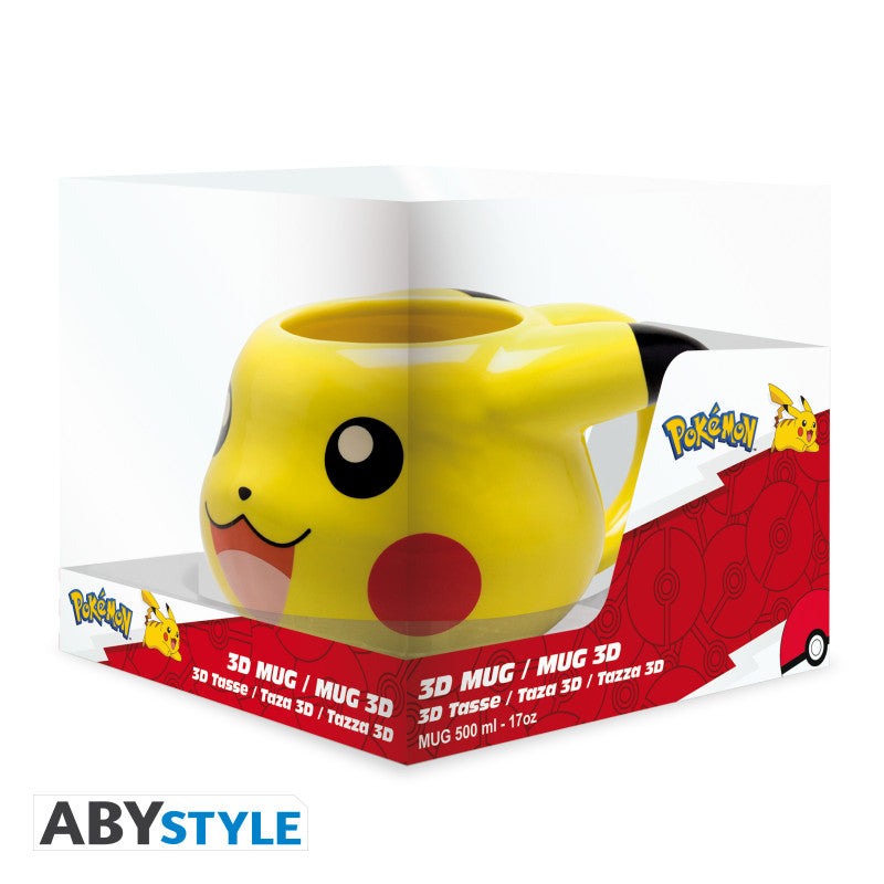 POKEMON - Mug 3D - Pikachu x2 - vue 3