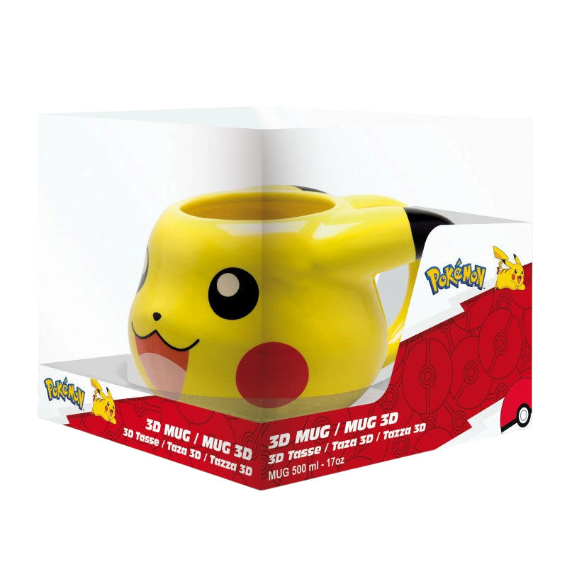 POKEMON - Mug 3D - Pikachu x2 - vue 3
