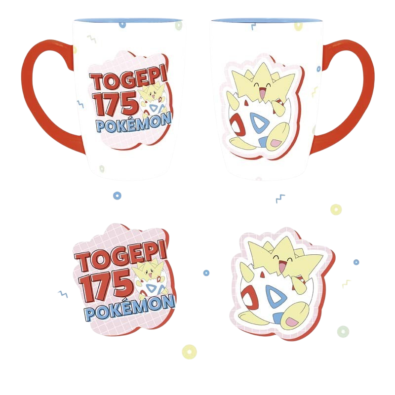 POKEMON - Mug - 400 ml - Togepi - boîte Carton x2 DT*