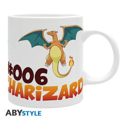 POKEMON - Mug - 460 ml - Dracaufeu effet métal - boite carton x2