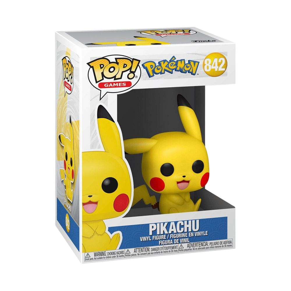 Pokémon - Pikachu (Assis) - Funko POP! Games N°842