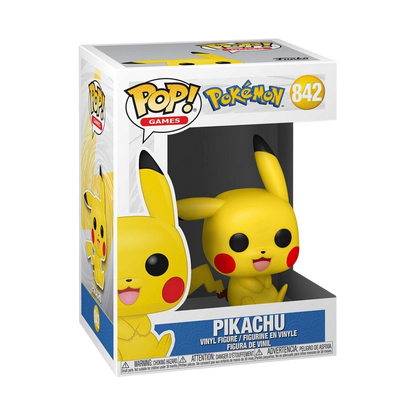 Pokémon - Pikachu (Assis) - Funko POP! Games N°842