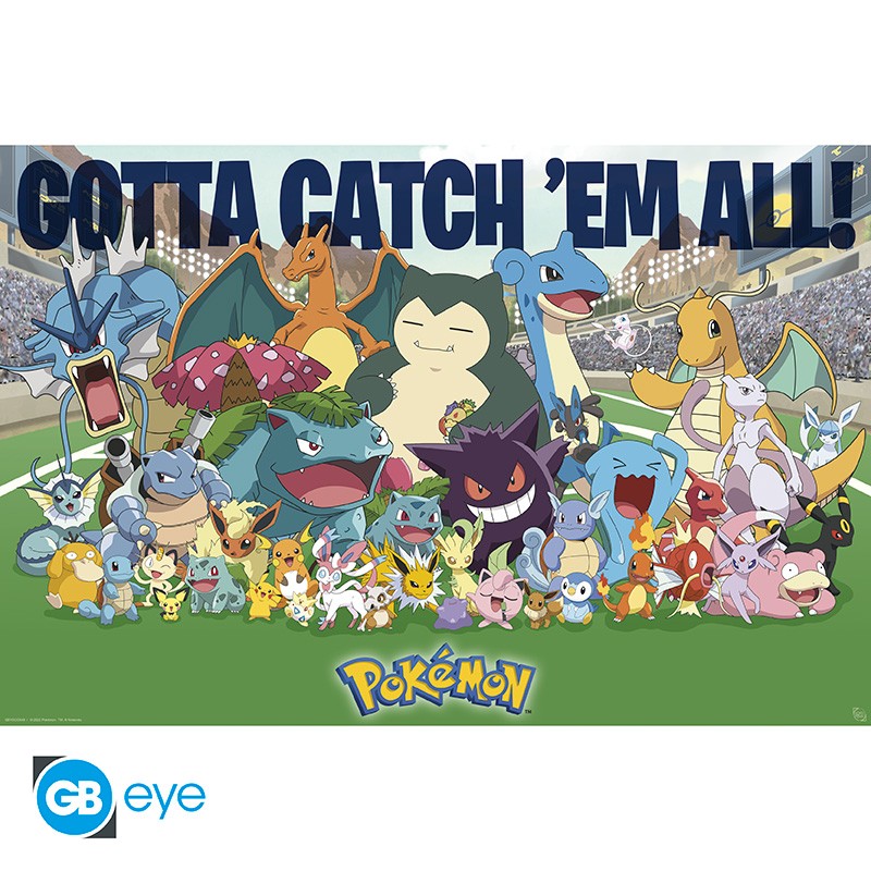 POKEMON - Poster Maxi 91,5x61 FSC MIX - Favoris de tous les temps